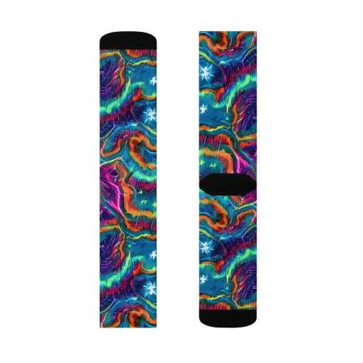 Dreamwave Bloom on a Socks
