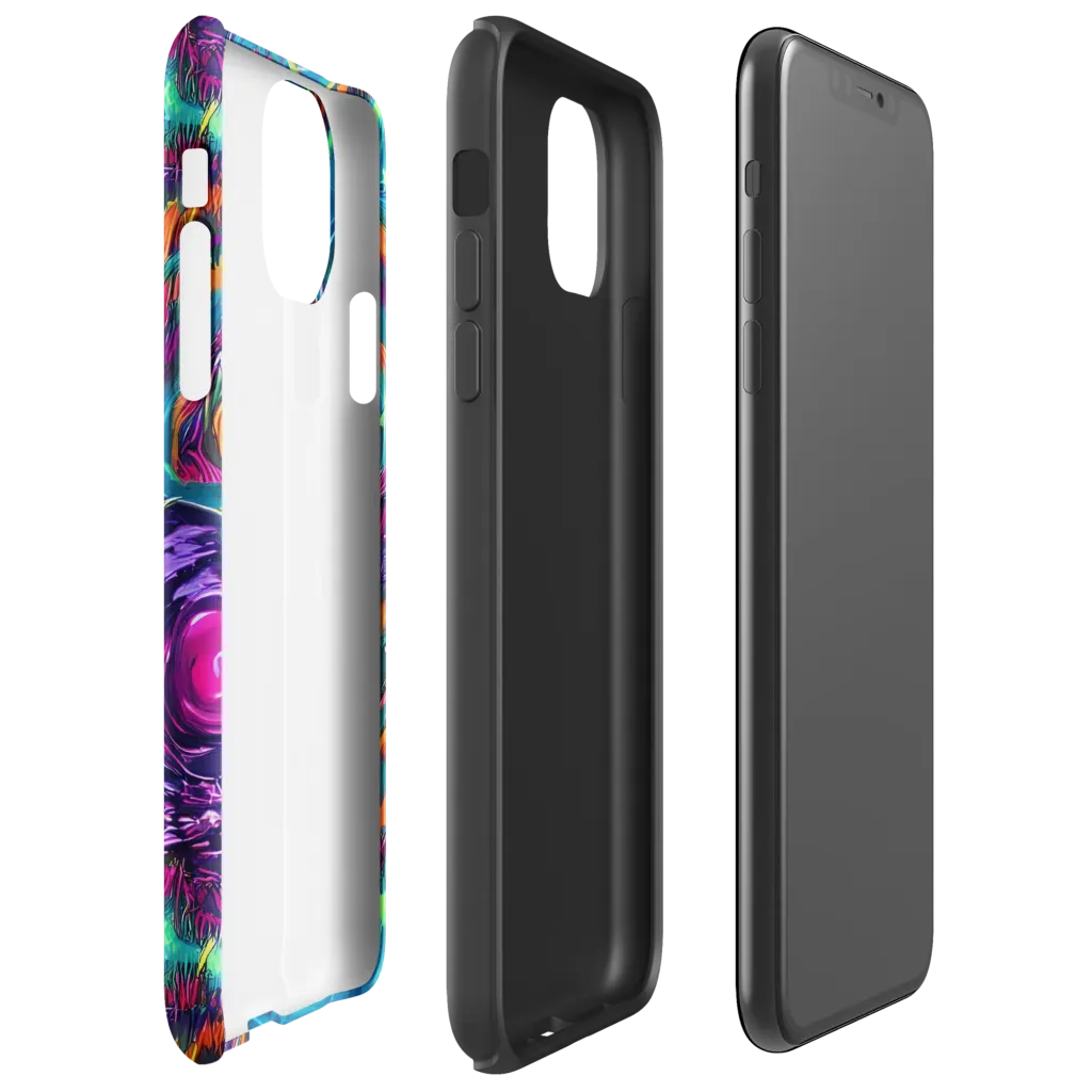Dreamwave Bloom on Tough Case for iPhone® — Right