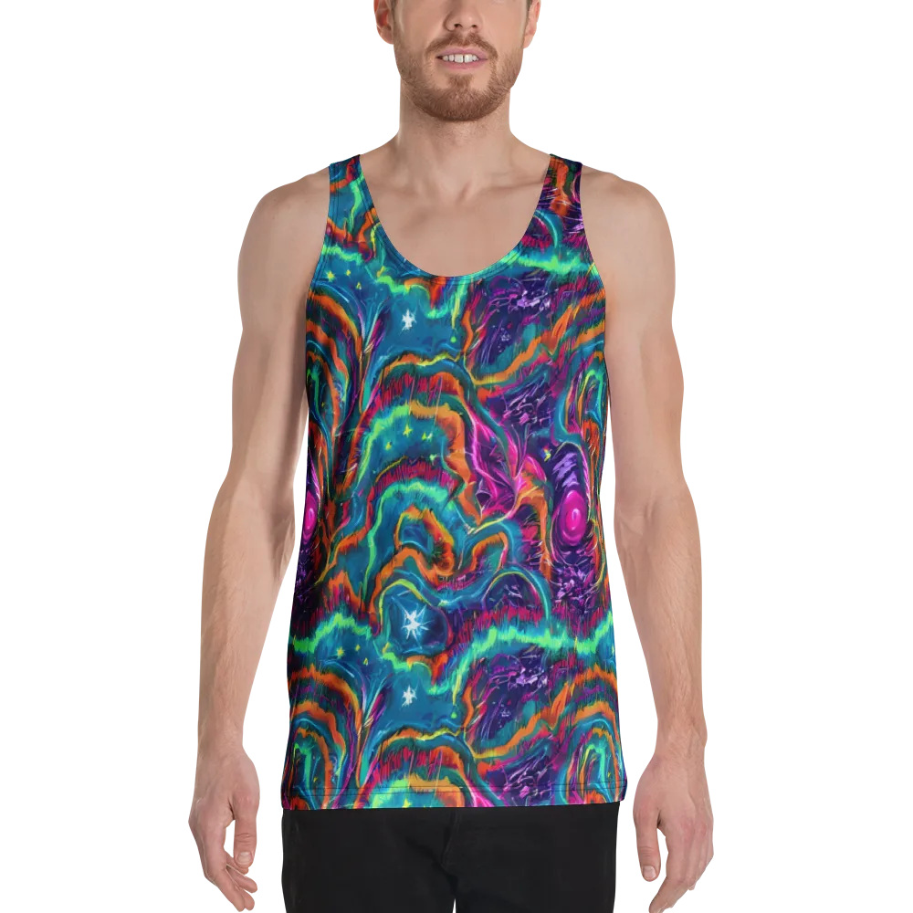 Dreamwave Bloom on Men's Tank Top — Front
