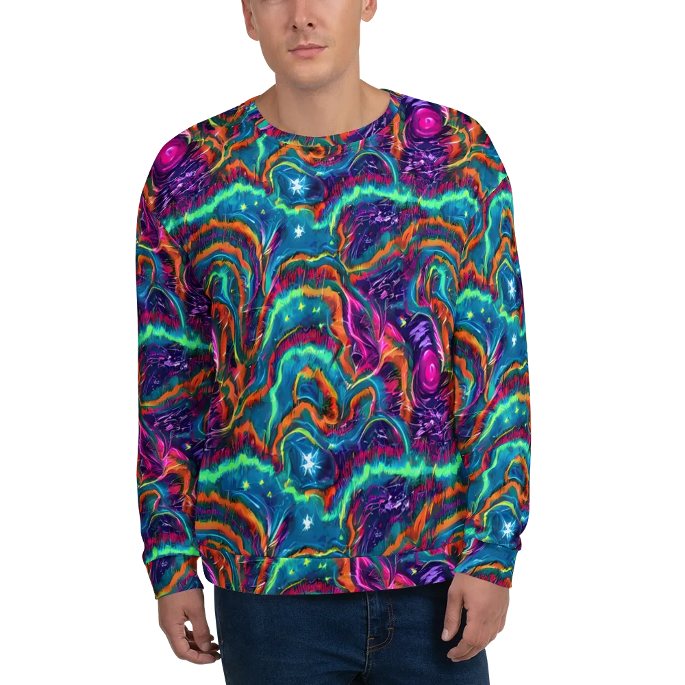 Dreamwave Bloom on Sweatshirt — Front
