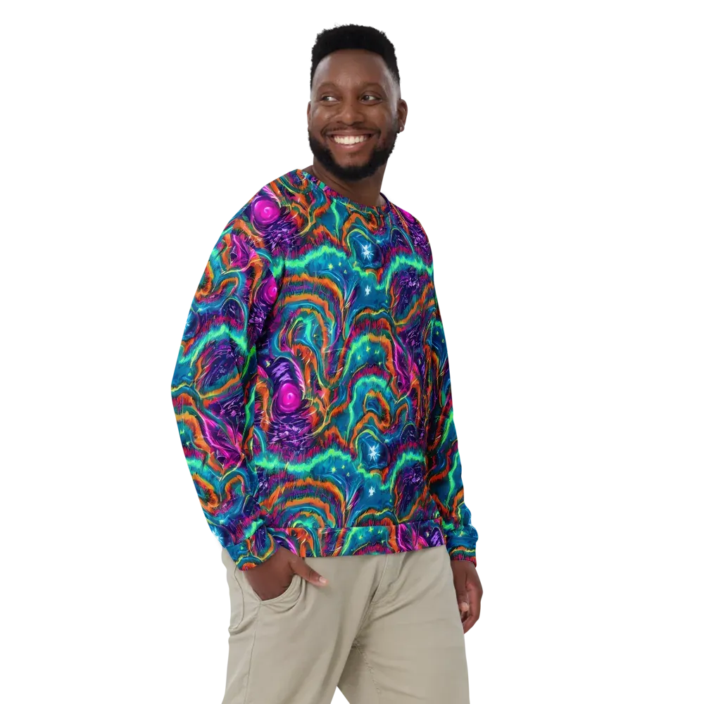 Dreamwave Bloom on Sweatshirt — Front