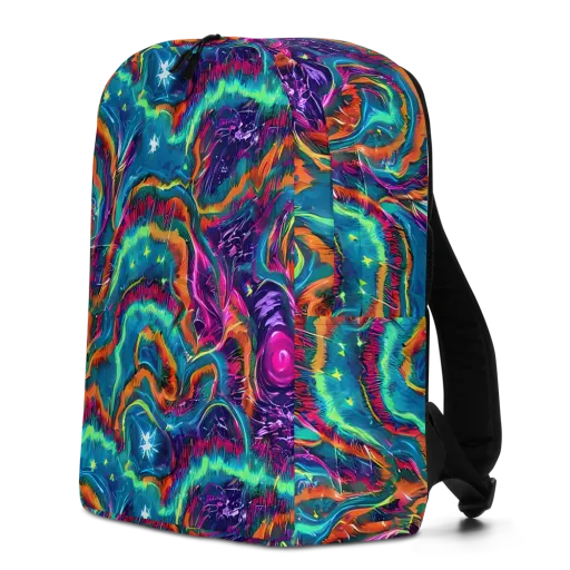 Dreamwave Bloom on a Minimalist Backpack