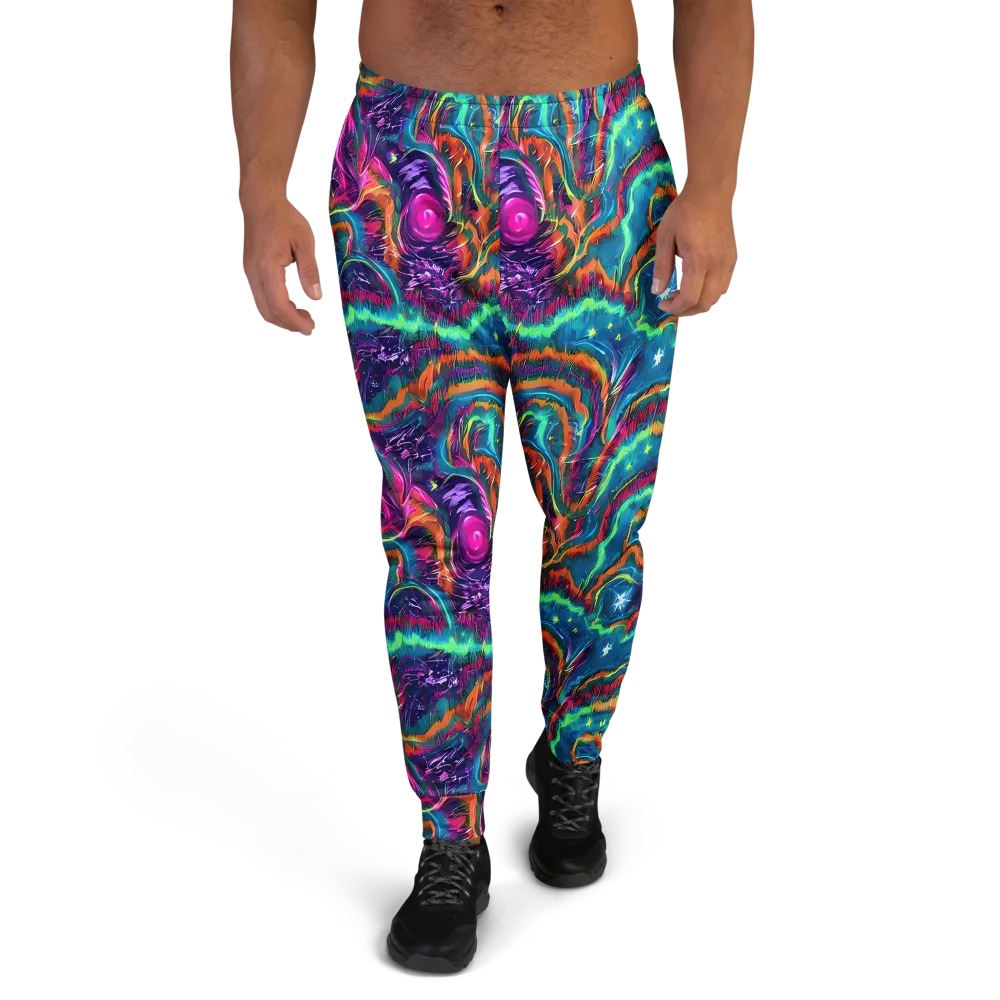 Dreamwave Bloom on Men's Joggers — Front