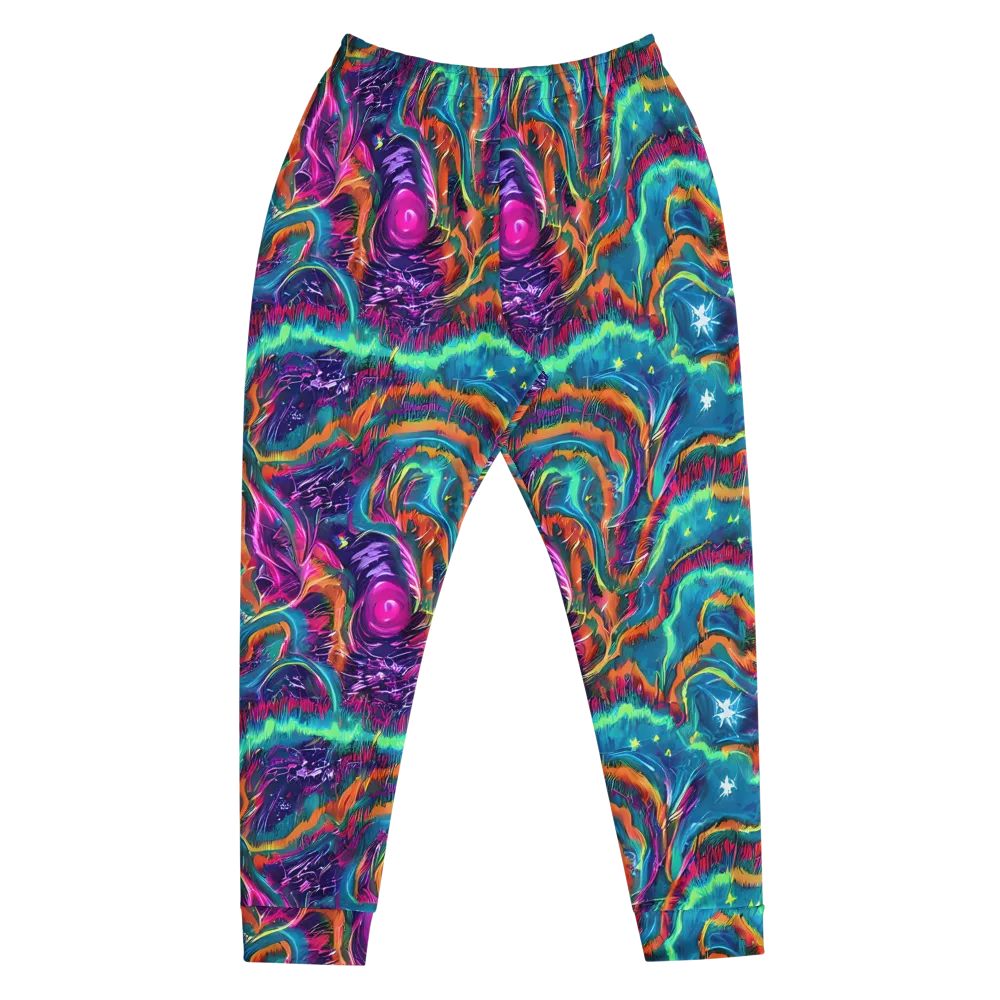 Dreamwave Bloom on Men's Joggers — Front