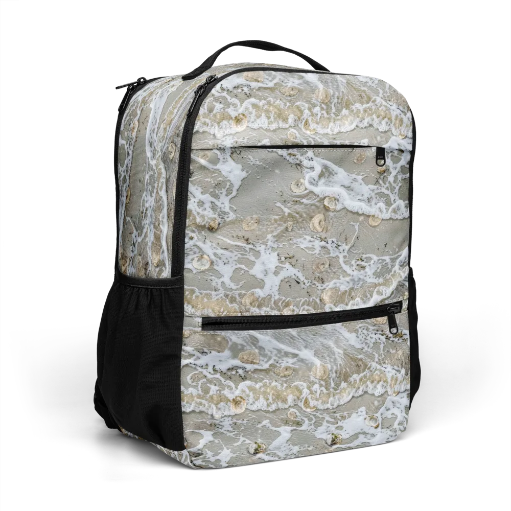 Tidal Shells on Utility Backpack — Right Front