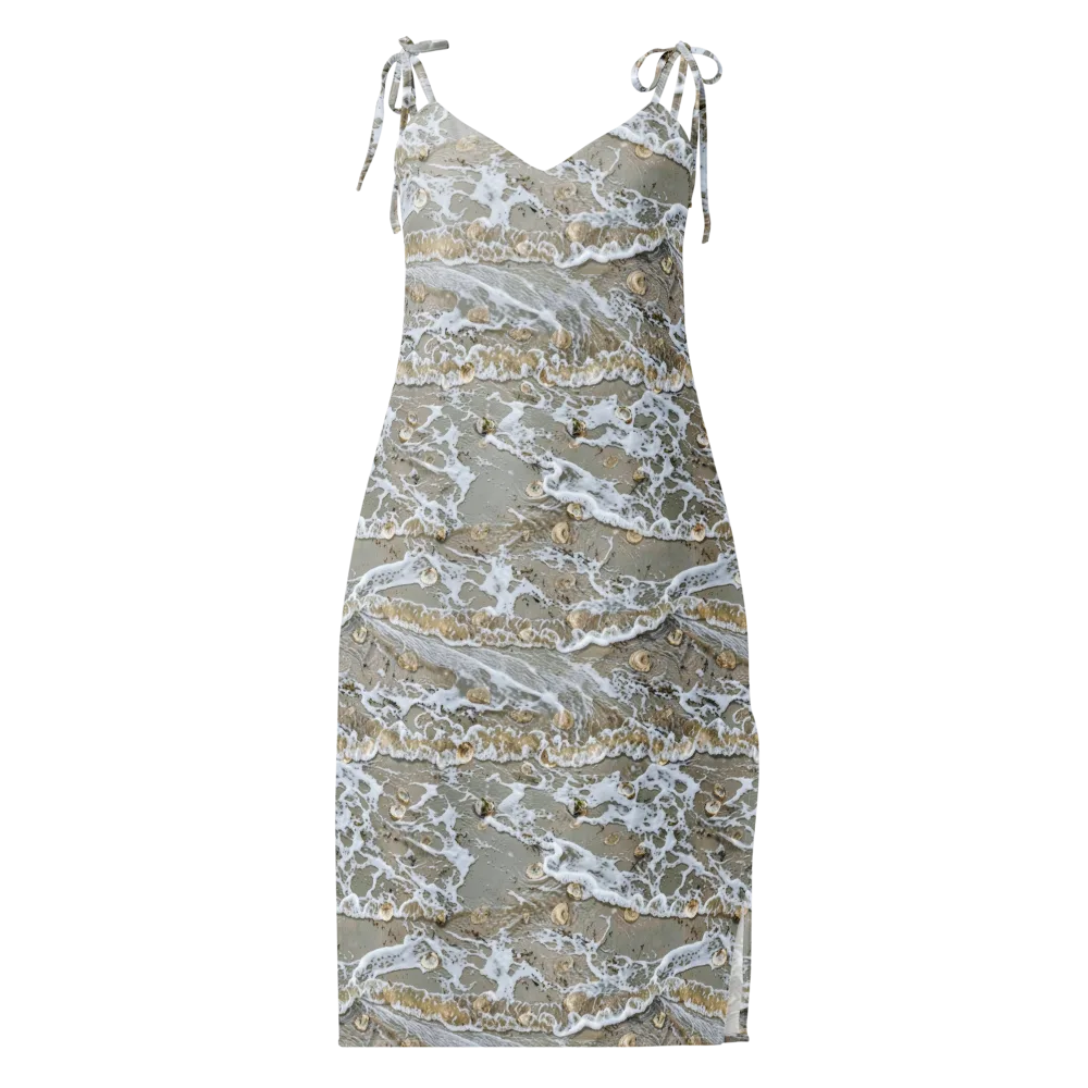 Tidal Shells on Slip Dress — Front