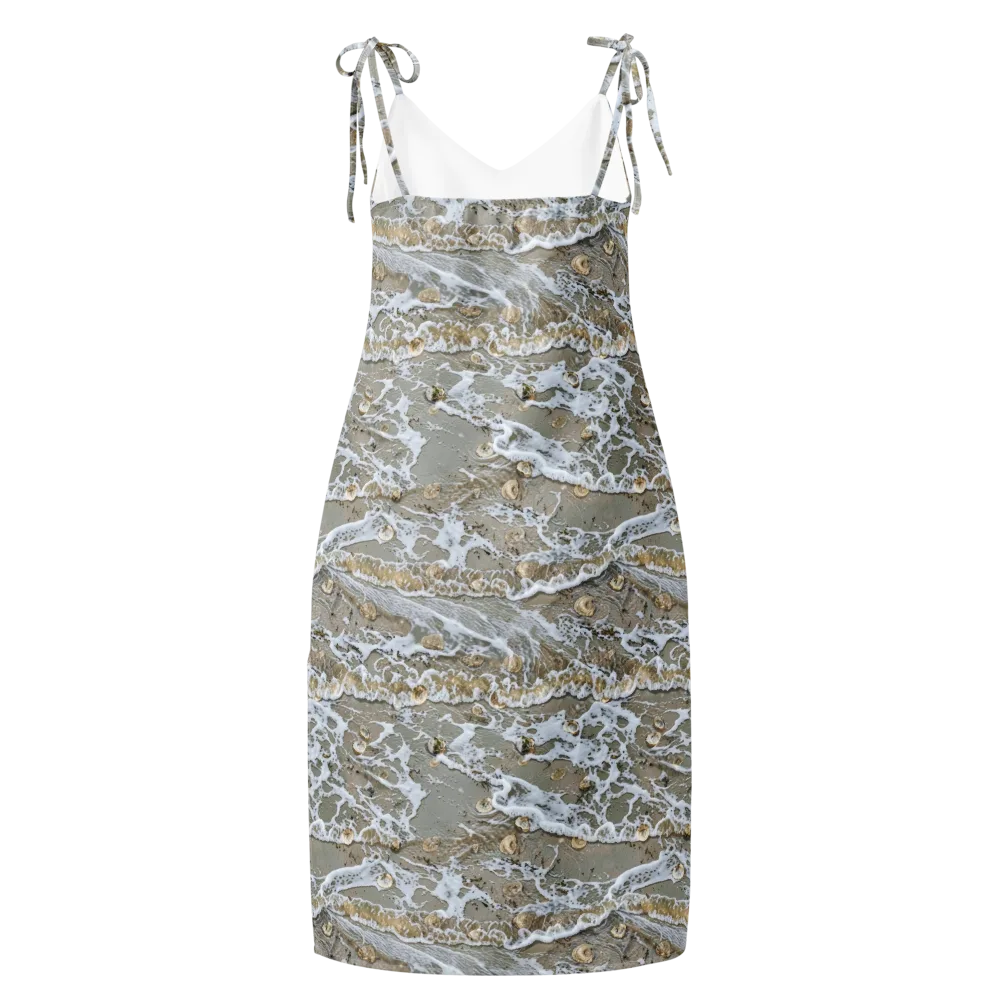 Tidal Shells on Slip Dress — Back