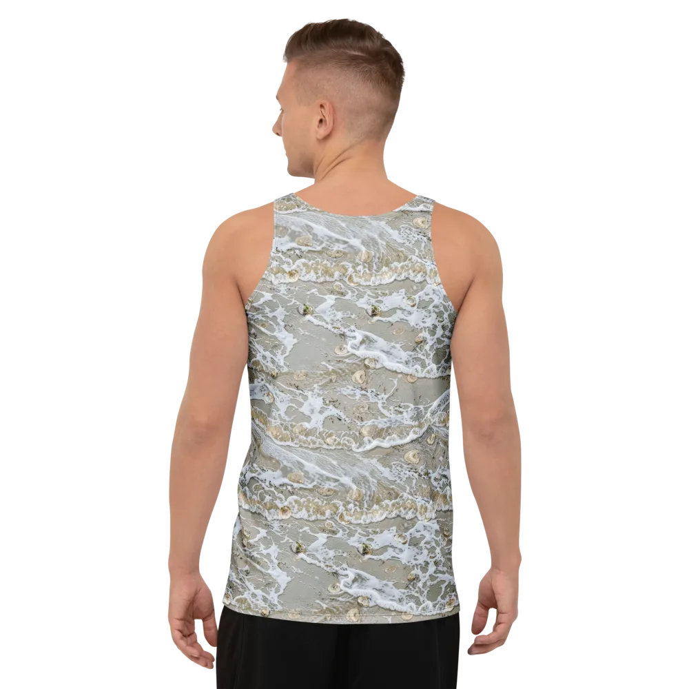Tidal Shells on Men's Tank Top — Back