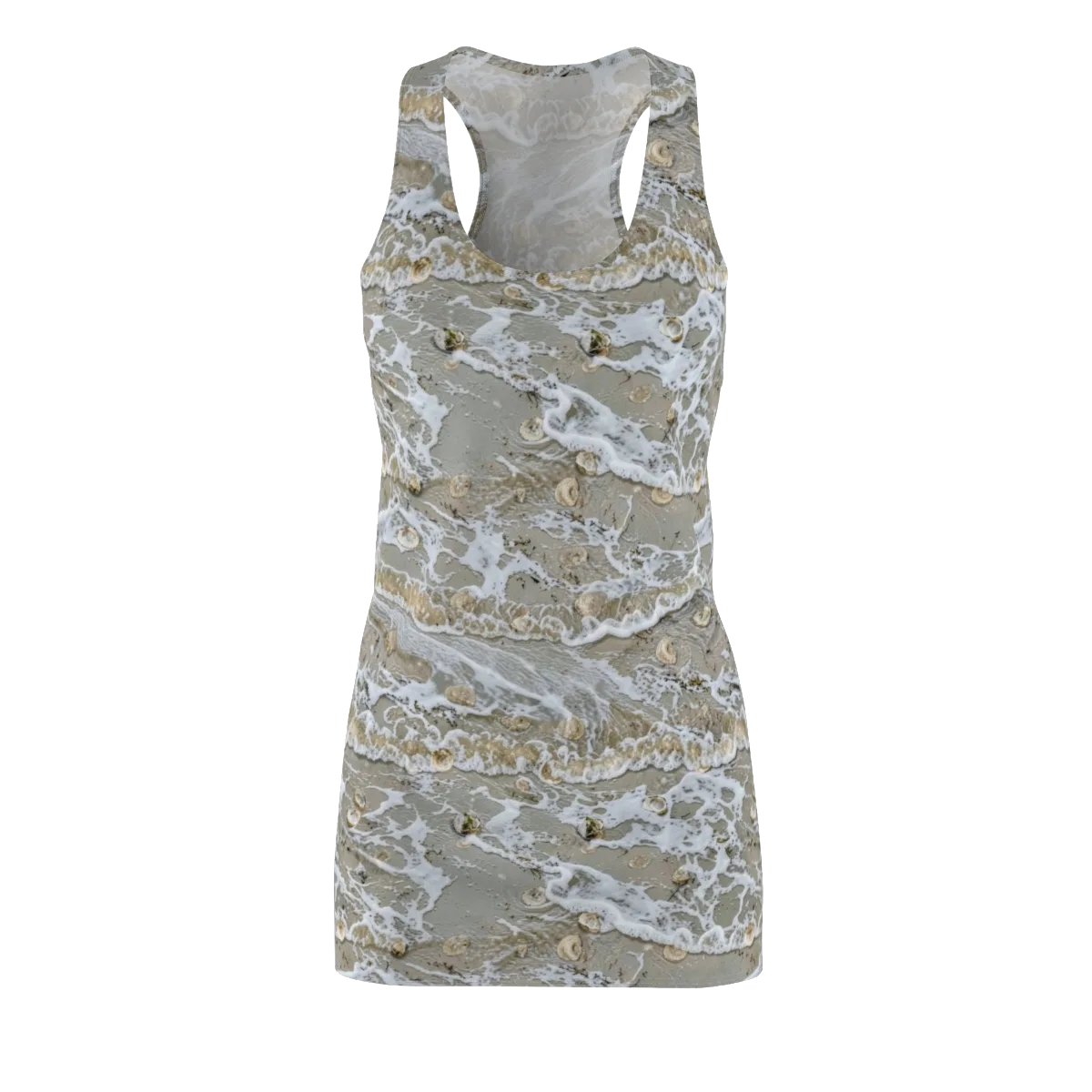 Tidal Shells on Racerback Dress — Front