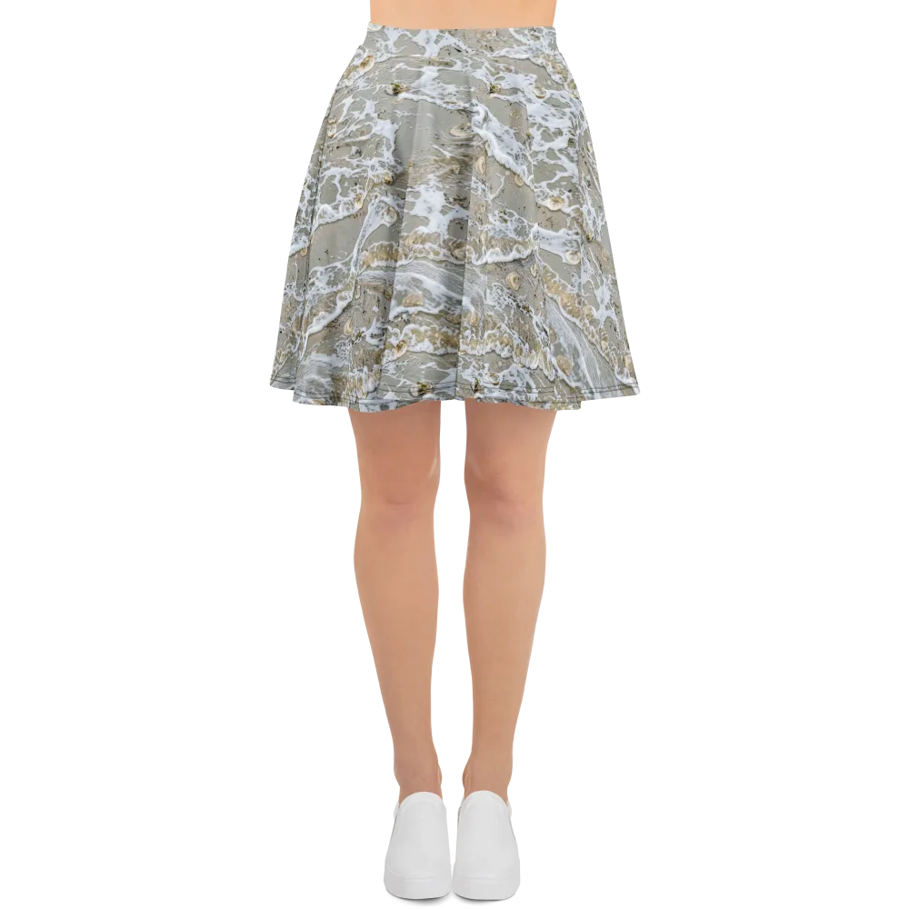 Tidal Shells on Skater Skirt — Front