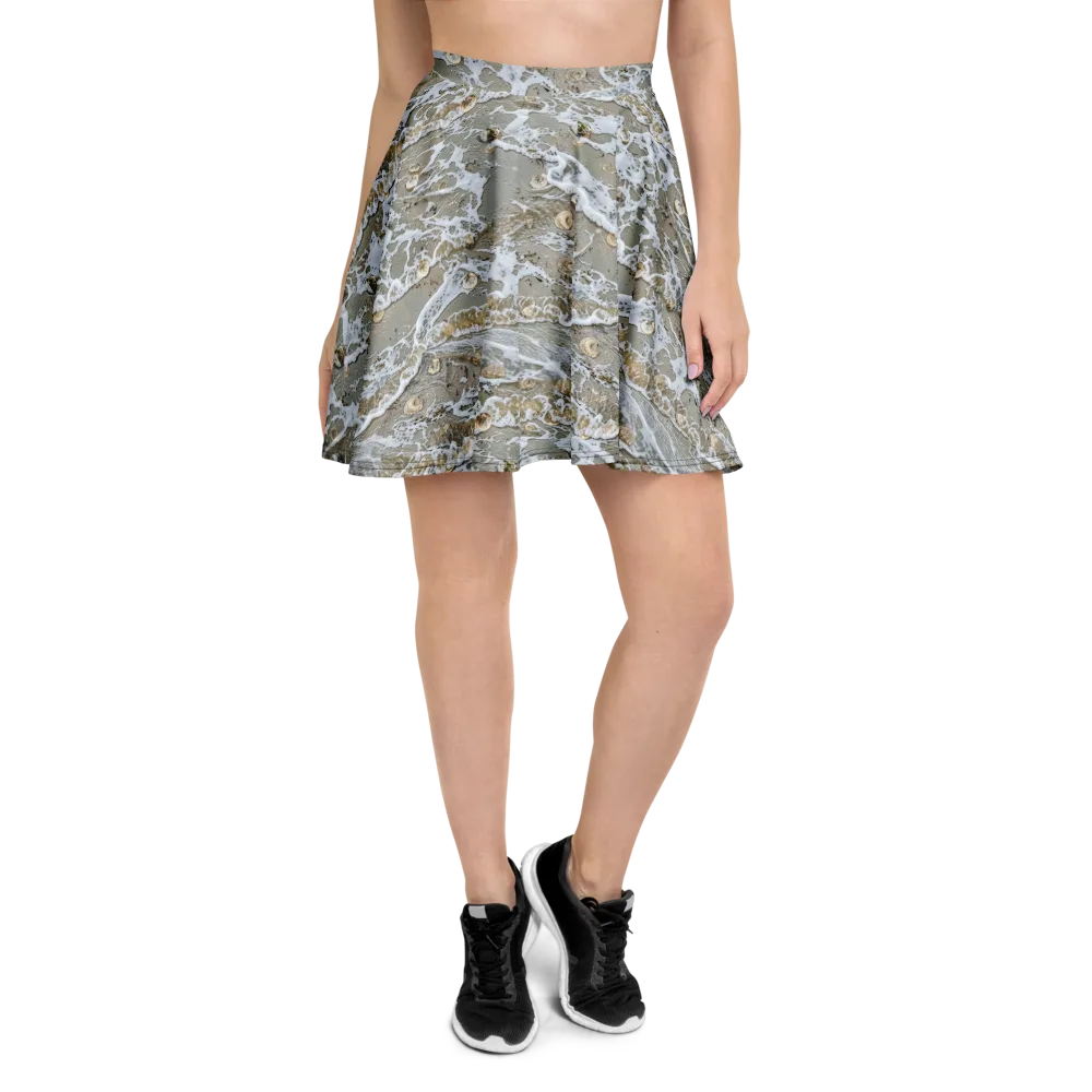 Tidal Shells on Skater Skirt — Front