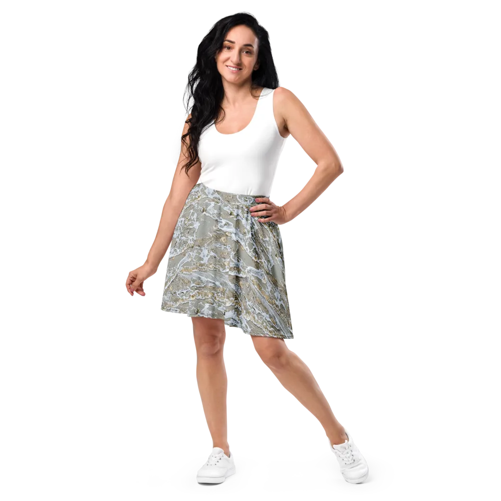 Tidal Shells on Skater Skirt — Front