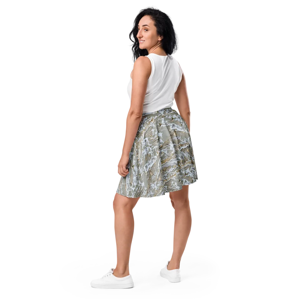 Tidal Shells on Skater Skirt — Back