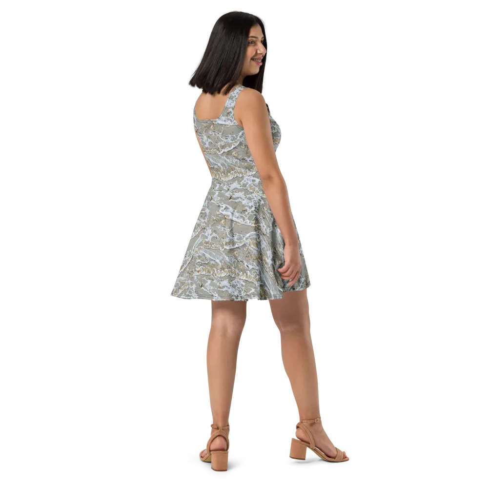 Tidal Shells on Skater Dress — Right