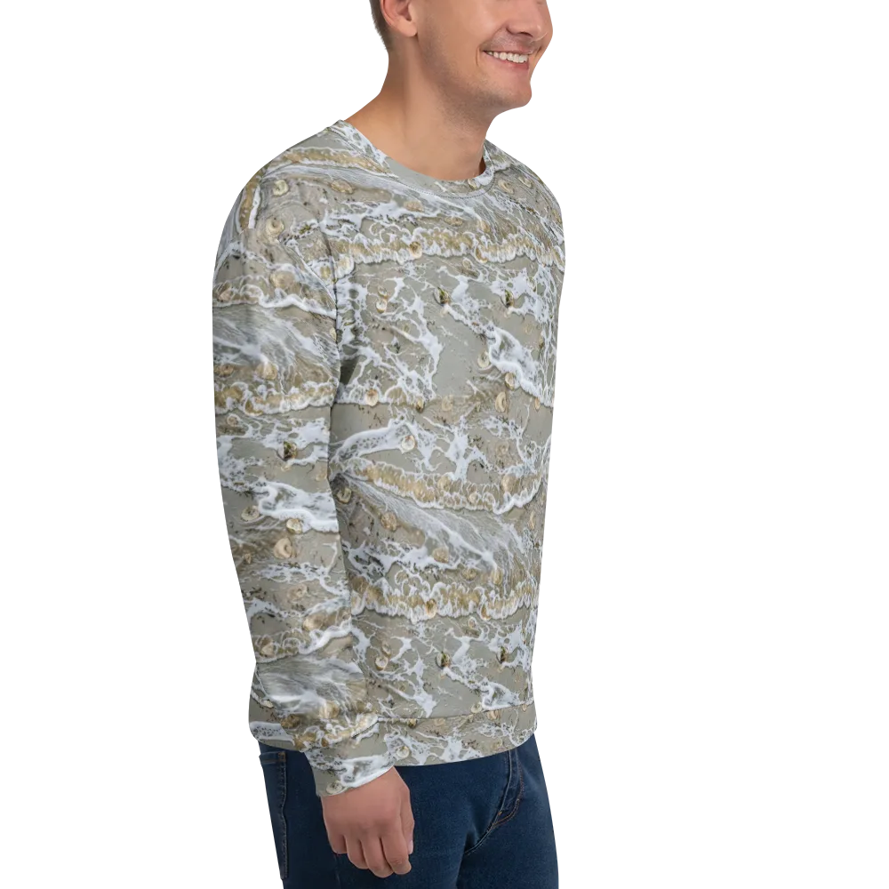 Tidal Shells on Sweatshirt — Right Front