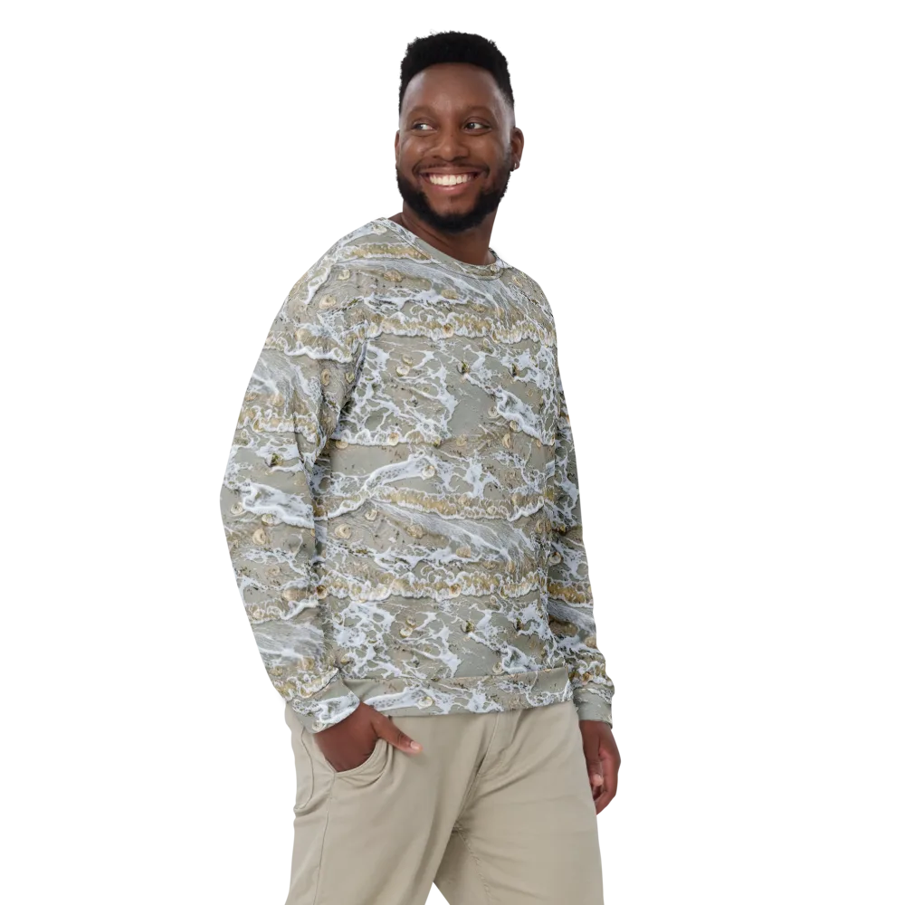 Tidal Shells on Sweatshirt — Front
