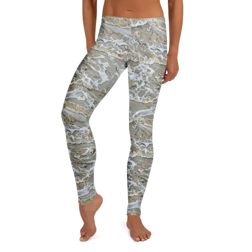 Tidal Shells on a Leggings
