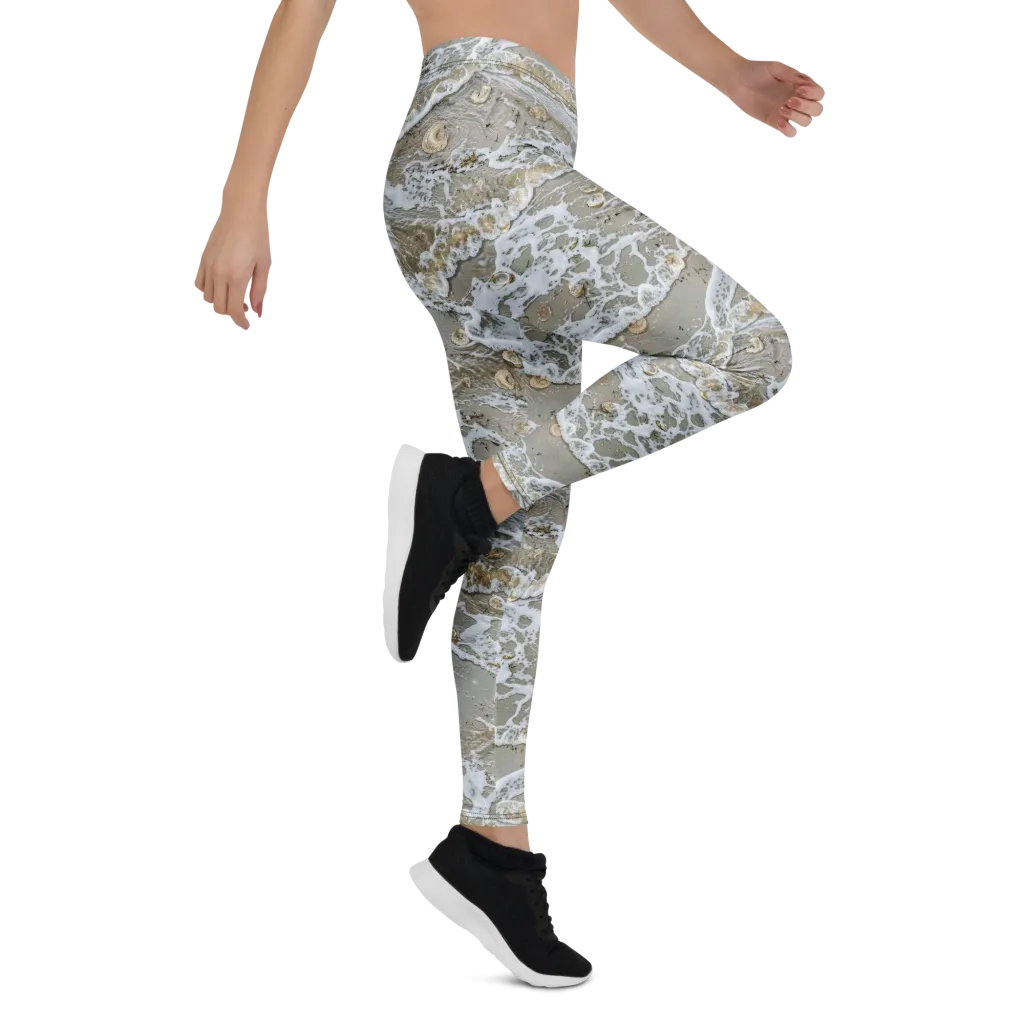Tidal Shells on Leggings — Right