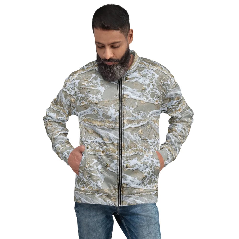 Tidal Shells on Bomber Jacket — Front