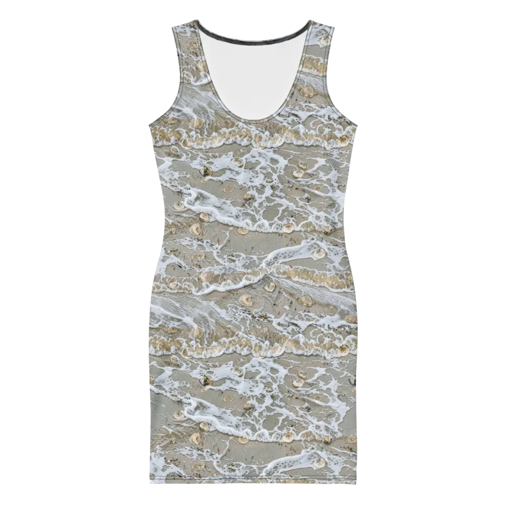 Tidal Shells on Bodycon Dress — Front