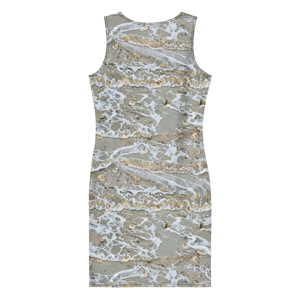Tidal Shells on Bodycon Dress — Back