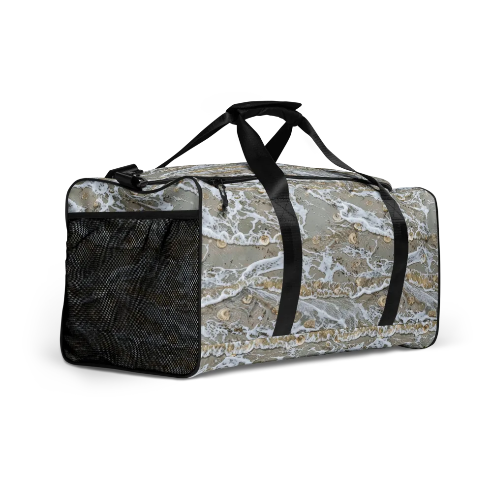 Tidal Shells on Duffle Bag — Right Front