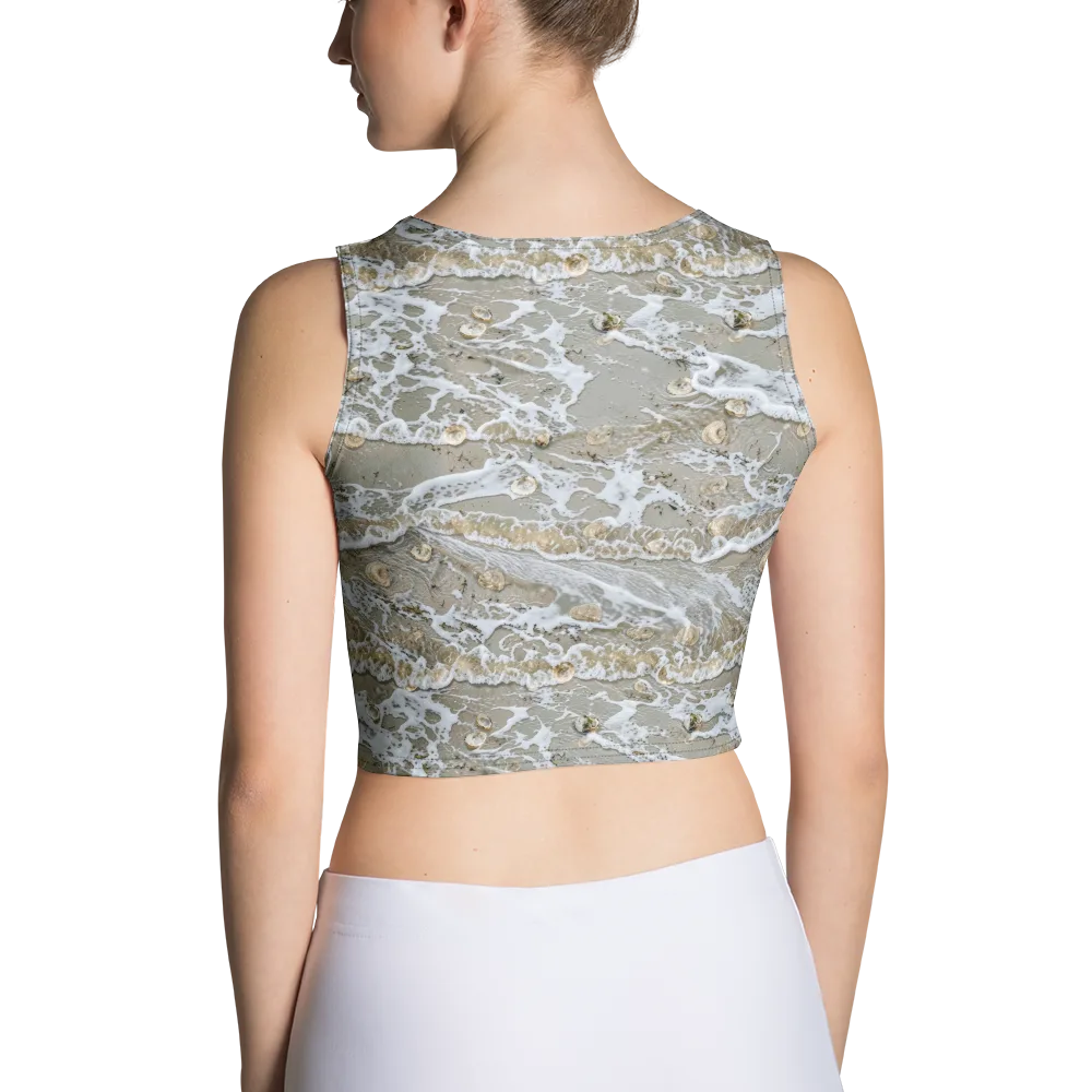 Tidal Shells on Crop Top — Back