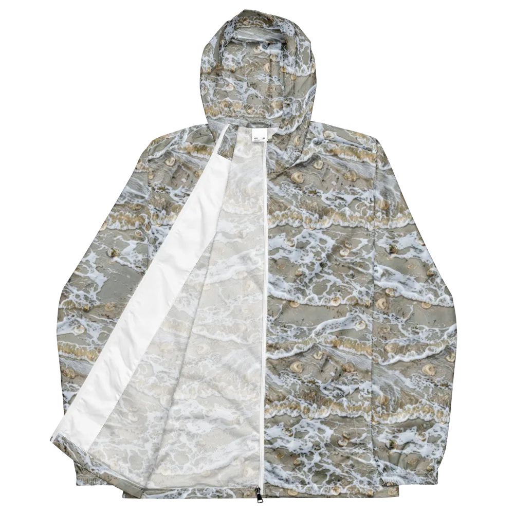 Tidal Shells on Men's Windbreaker — Front