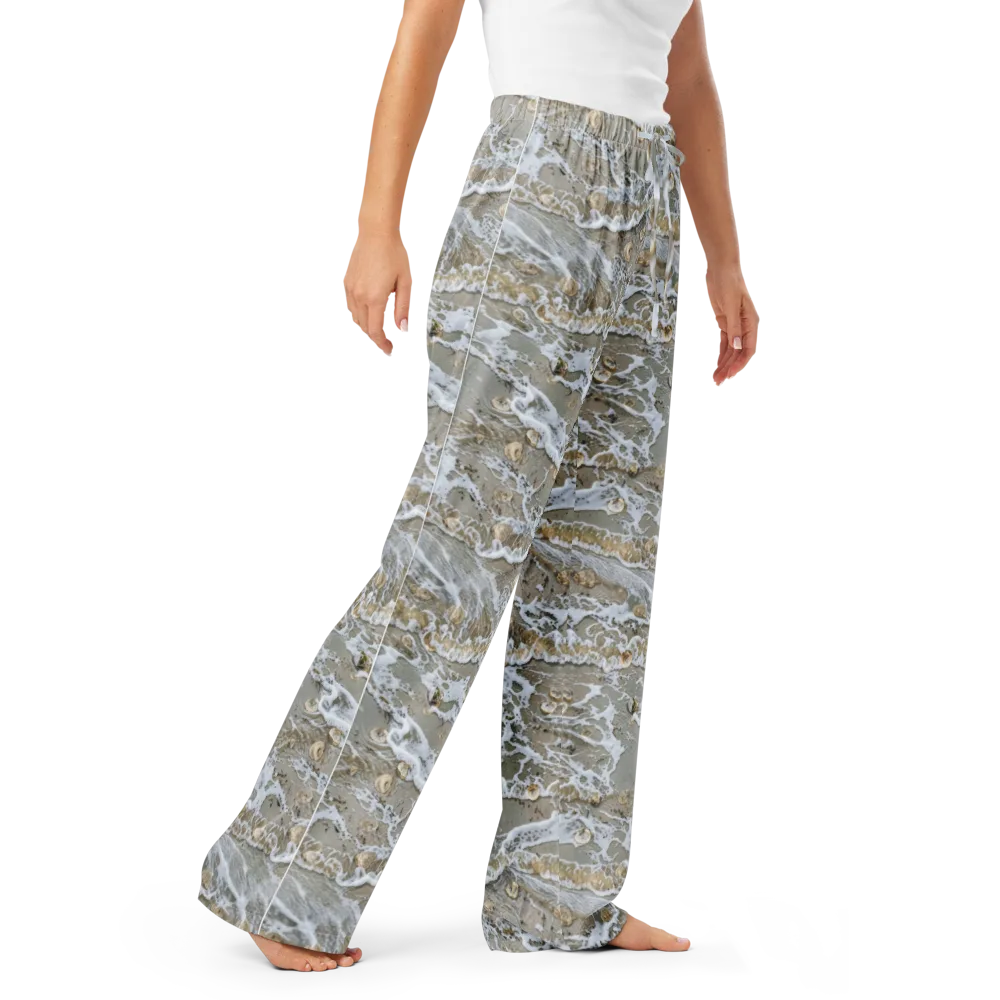 Tidal Shells on Women's Pajama Pants — Right Front