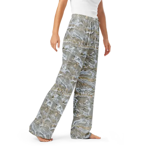 Tidal Shells on a Women's Pajama Pants