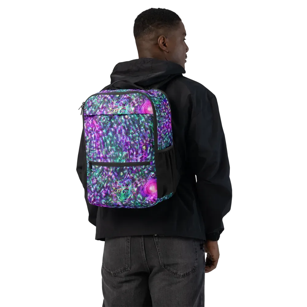 Hyperbloom on Utility Backpack — Back