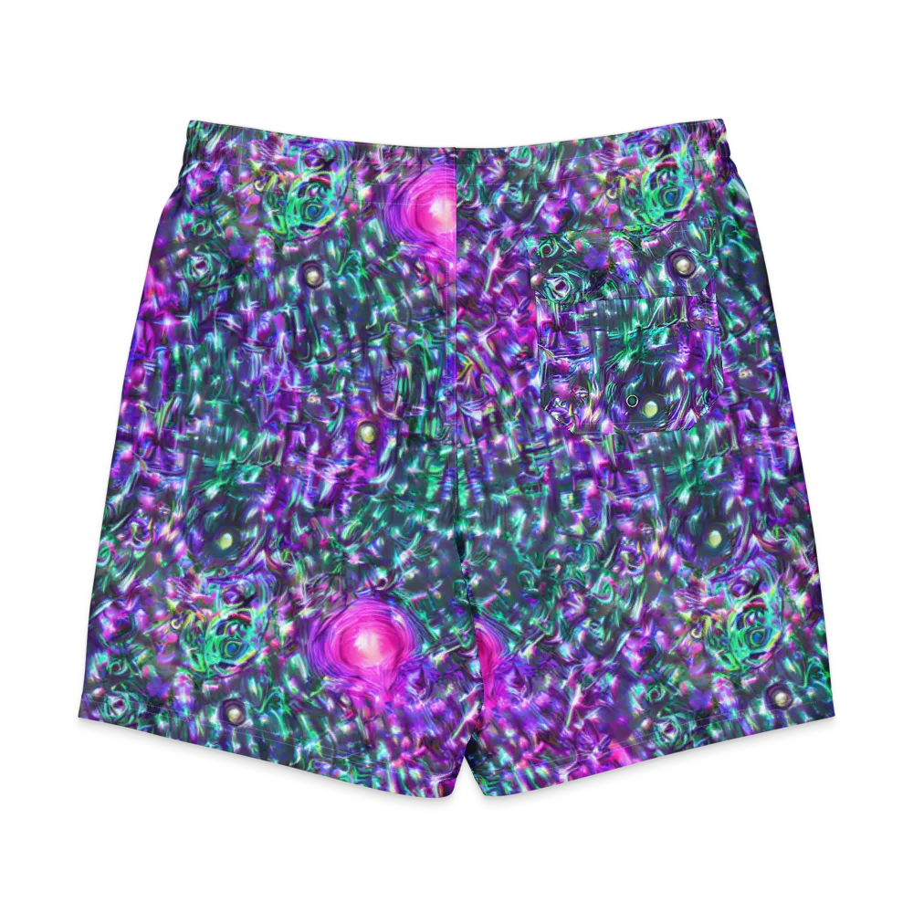 Hyperbloom on Men's Board Shorts — Back