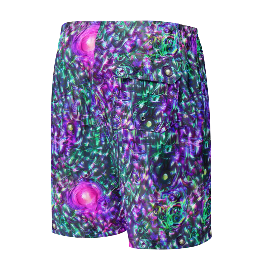 Hyperbloom on Men's Board Shorts — Back