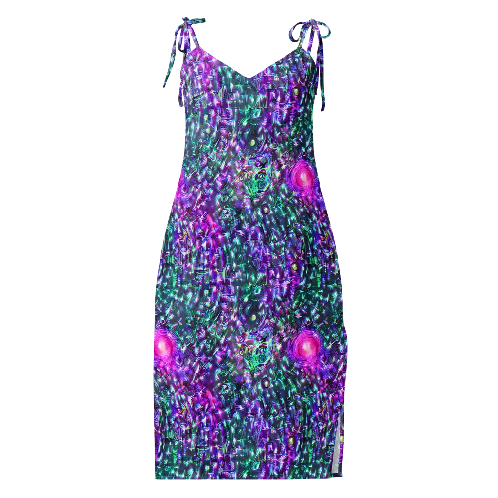 Hyperbloom on Slip Dress — Front