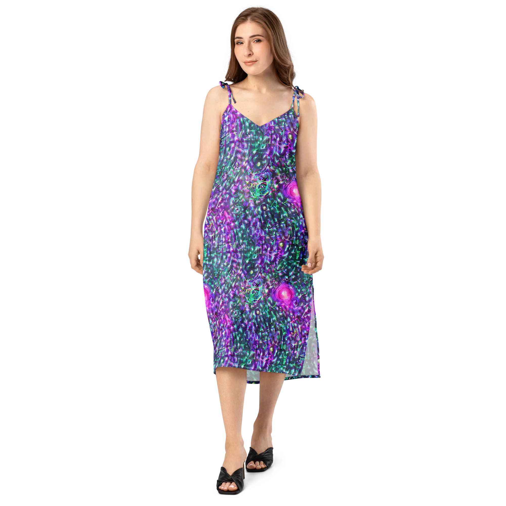 Hyperbloom on Slip Dress — Front