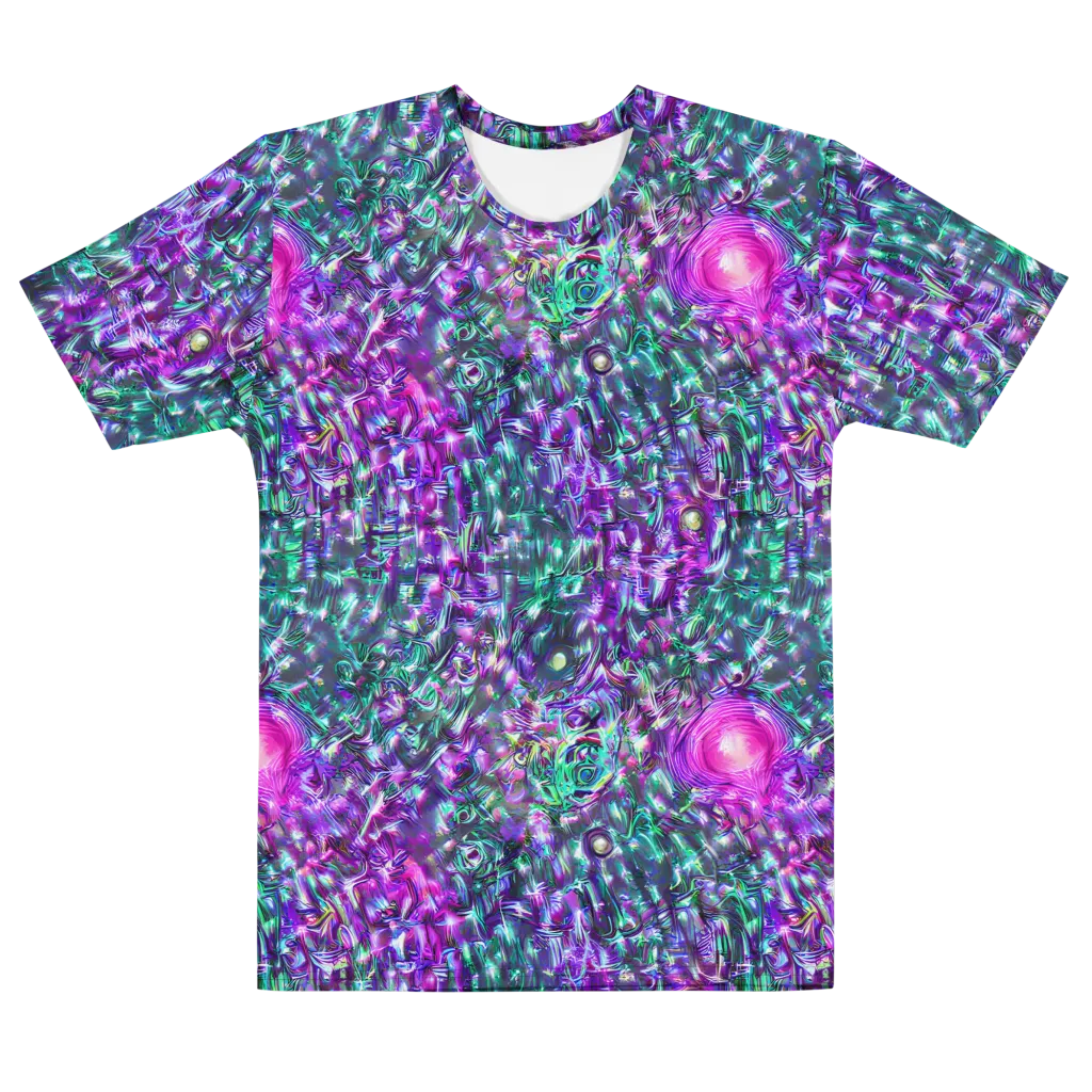 Hyperbloom on Men's Cotton Crew Neck T-Shirt — Front