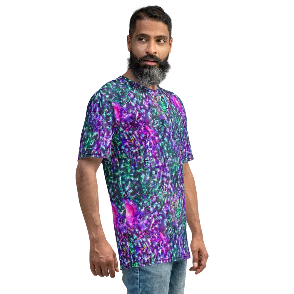 Hyperbloom on Men's Crew Neck T-Shirt — Right