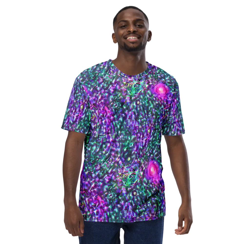 Hyperbloom on Men's Crew Neck T-Shirt — Front