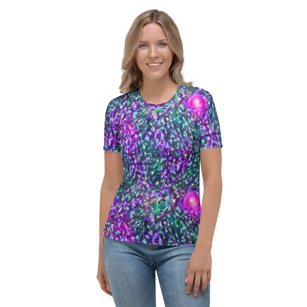 Hyperbloom on Women's Crew Neck T-Shirt — Front