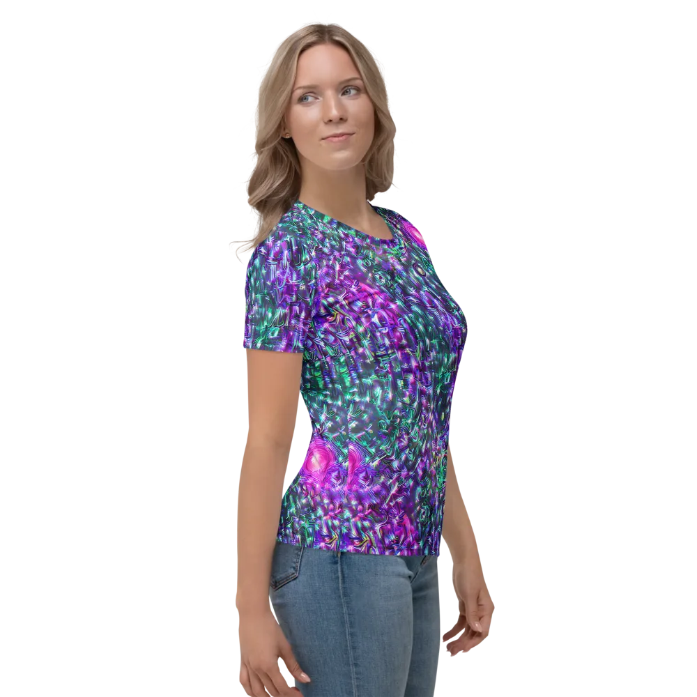 Hyperbloom on Women's Crew Neck T-Shirt — Right