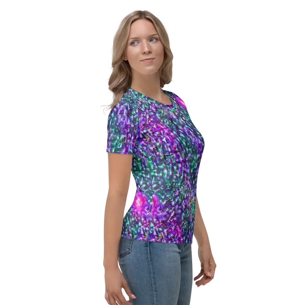 Hyperbloom on Women's Crew Neck T-Shirt — Right