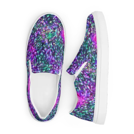 Hyperbloom on a Men's Slip-On Canvas Shoes