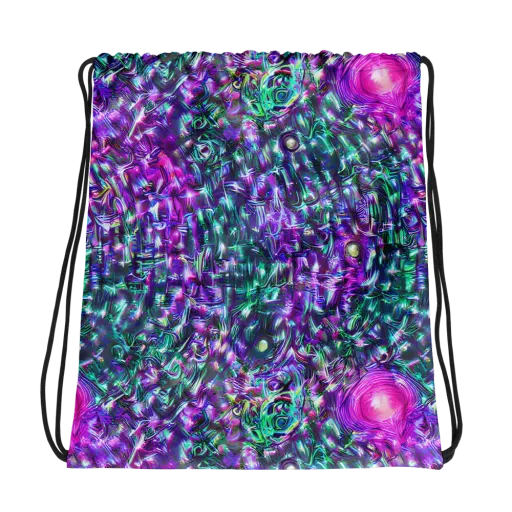 Hyperbloom on a Drawstring Bag