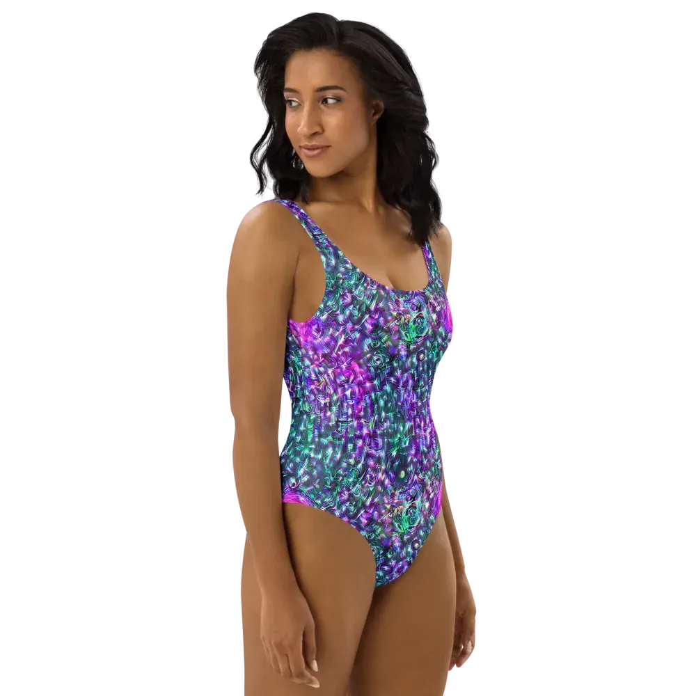 Hyperbloom on One-Piece Swimsuit — Right