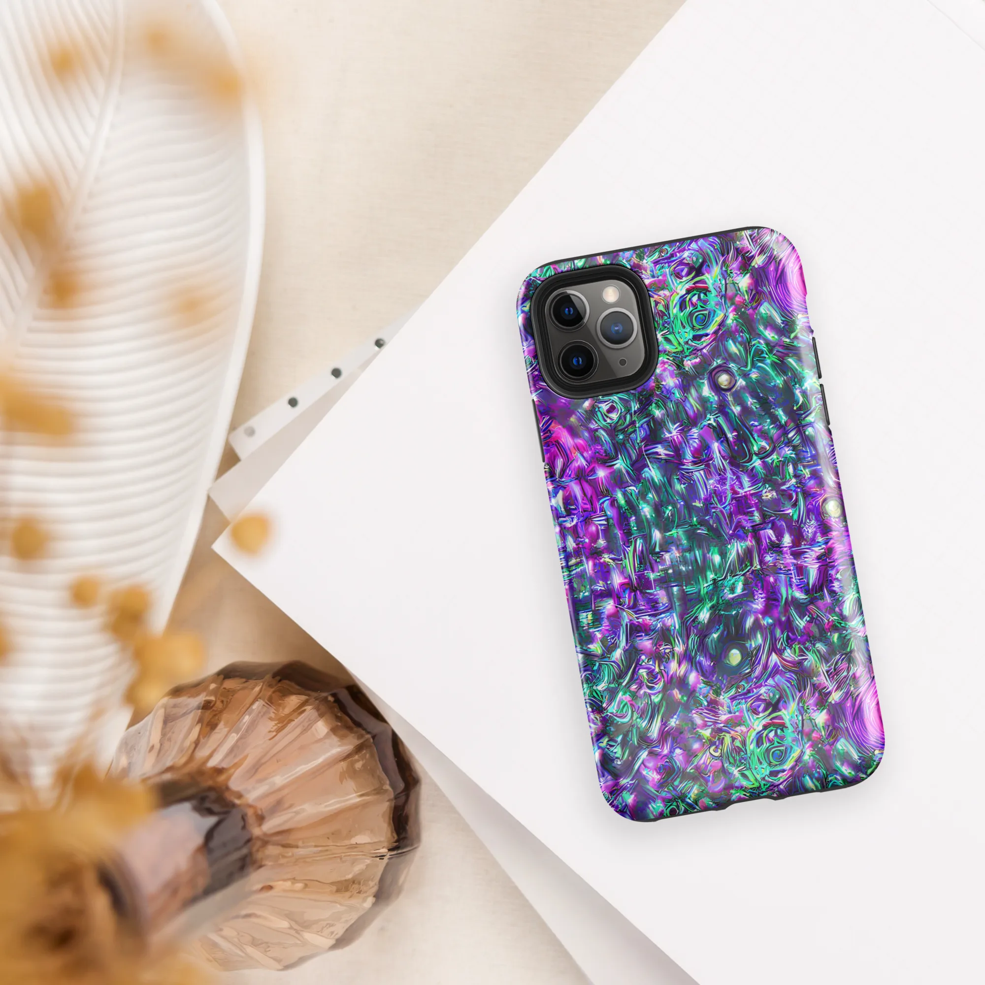 Hyperbloom on Tough Case for iPhone® — Front