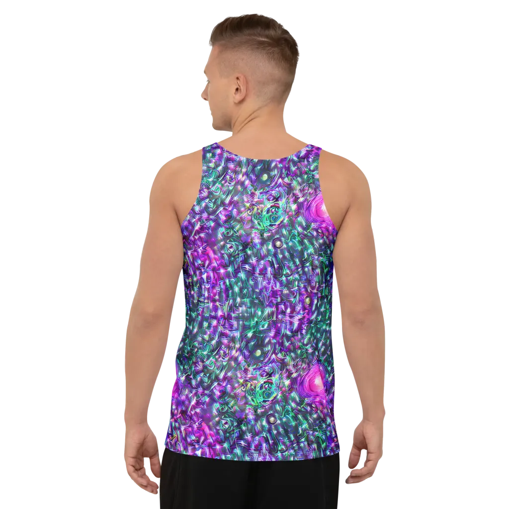 Hyperbloom on Men's Tank Top — Back