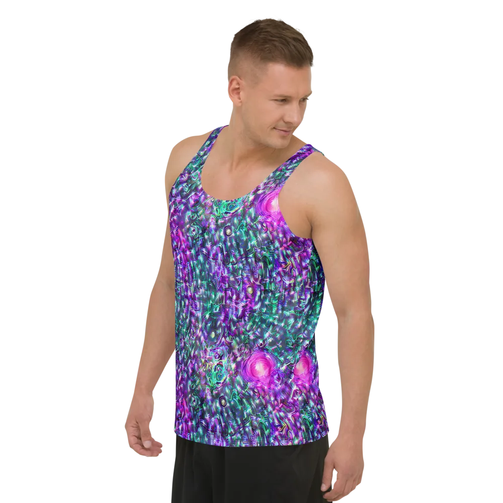 Hyperbloom on Men's Tank Top — Left Front