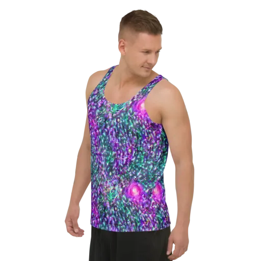 Hyperbloom on a Men's Tank Top