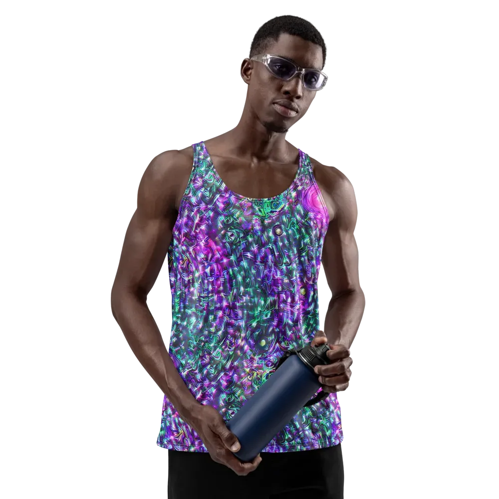 Hyperbloom on Men's Tank Top — Front
