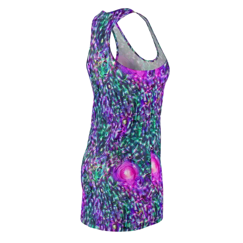 Hyperbloom on Racerback Dress — Back Side